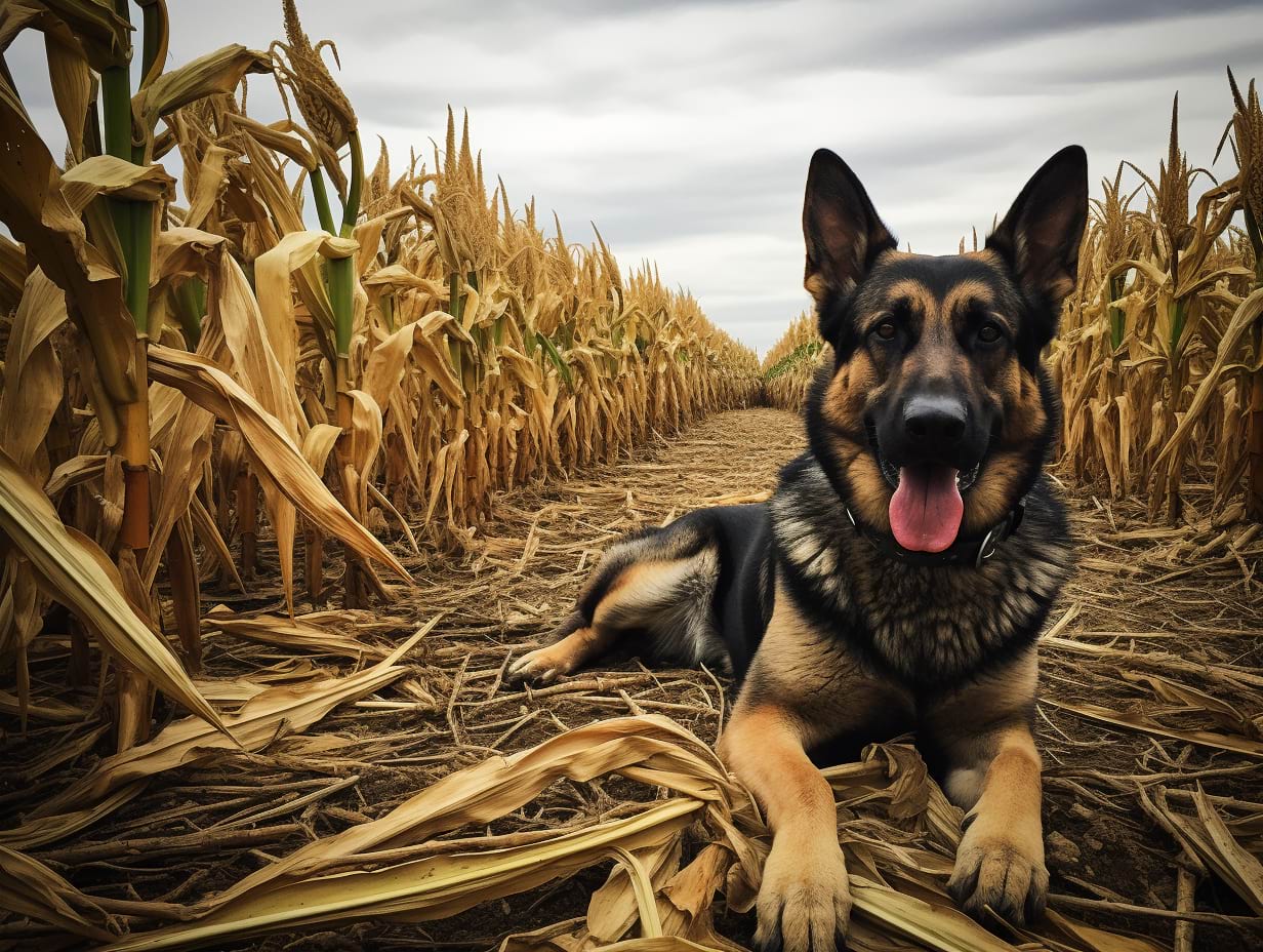 a-photography-of-a-german-shepherd-with-corn