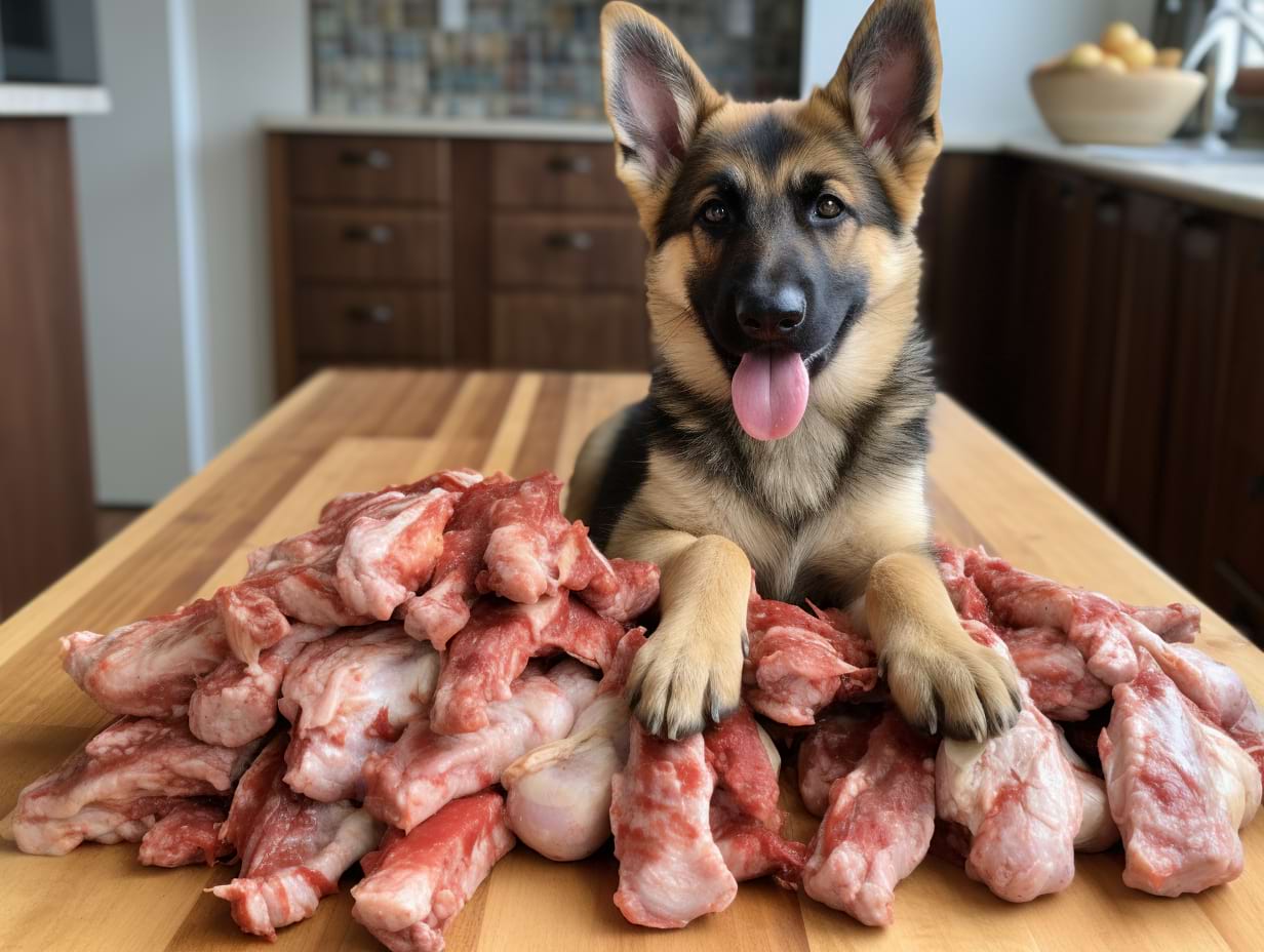 can-german-shepherd-puppies-eat-raw-meat